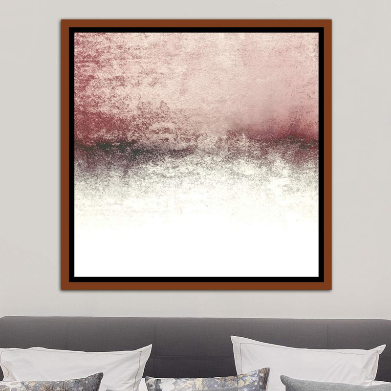 «Blush» - reproduction d'art, Cadre bois classique, H 37 po x l 37 po x P 1,5 po