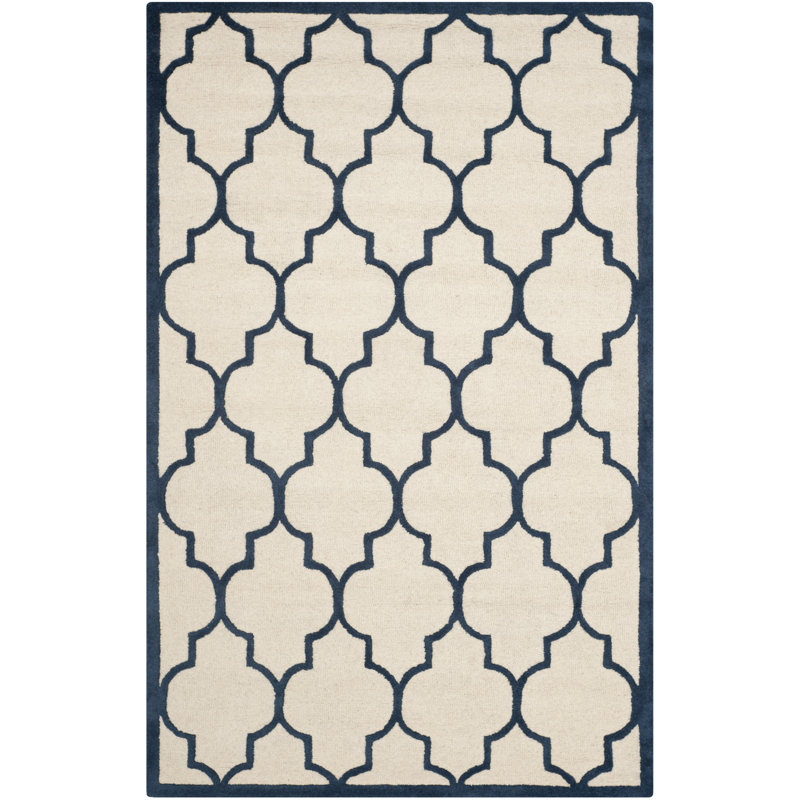 Tapis en laine touffeté à la main Cannen, Rectangle 6 pi x 9 pi