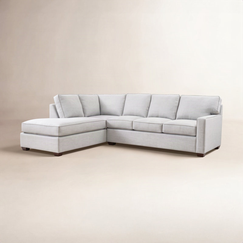 Gramercy Park 2 - Piece Chaise, Elite Ivory; 0321-91, Java, Left Hand Facing