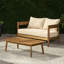 Causeuse et table basse Brooklyn