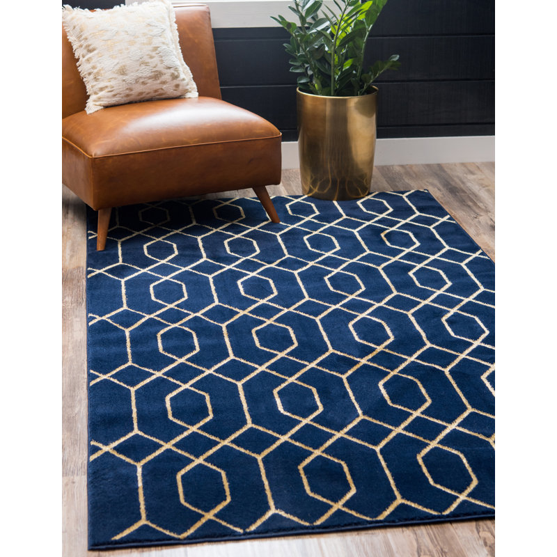 Geometric Area Rug, Rectangle 183 x 274cm