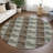 Machine Washable Indoor/Outdoor Lockway ACN2417 Geometric Rug-888316257