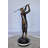 Evyonne Golfer In Action Bronze Statue Mounted on Marble Size: 11" x 5" x 23"H