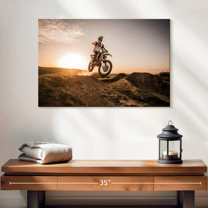 Dirt Bike Racer, H 16 po x l 24 po