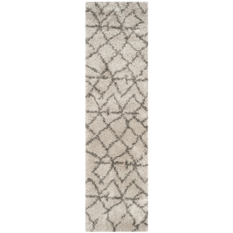 Sgb-Belize Shag Performance Abstract Rug, Runner 2'3" x 9'