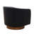 Midnight Blue Leather Chair - 360 Degree Rotation Luxury Swivel Option-1368476253