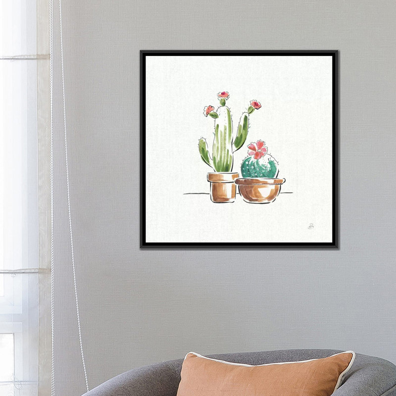 «Desert Bloom IV» par Daphne Brissonnet, impression sur toile tendue sur châssis, H 12 po x l 12 po x P 1,5 po, Toile tendue