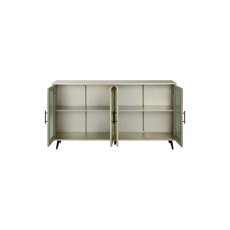 TV Stand For 65+ Inch TV, Antique Gold