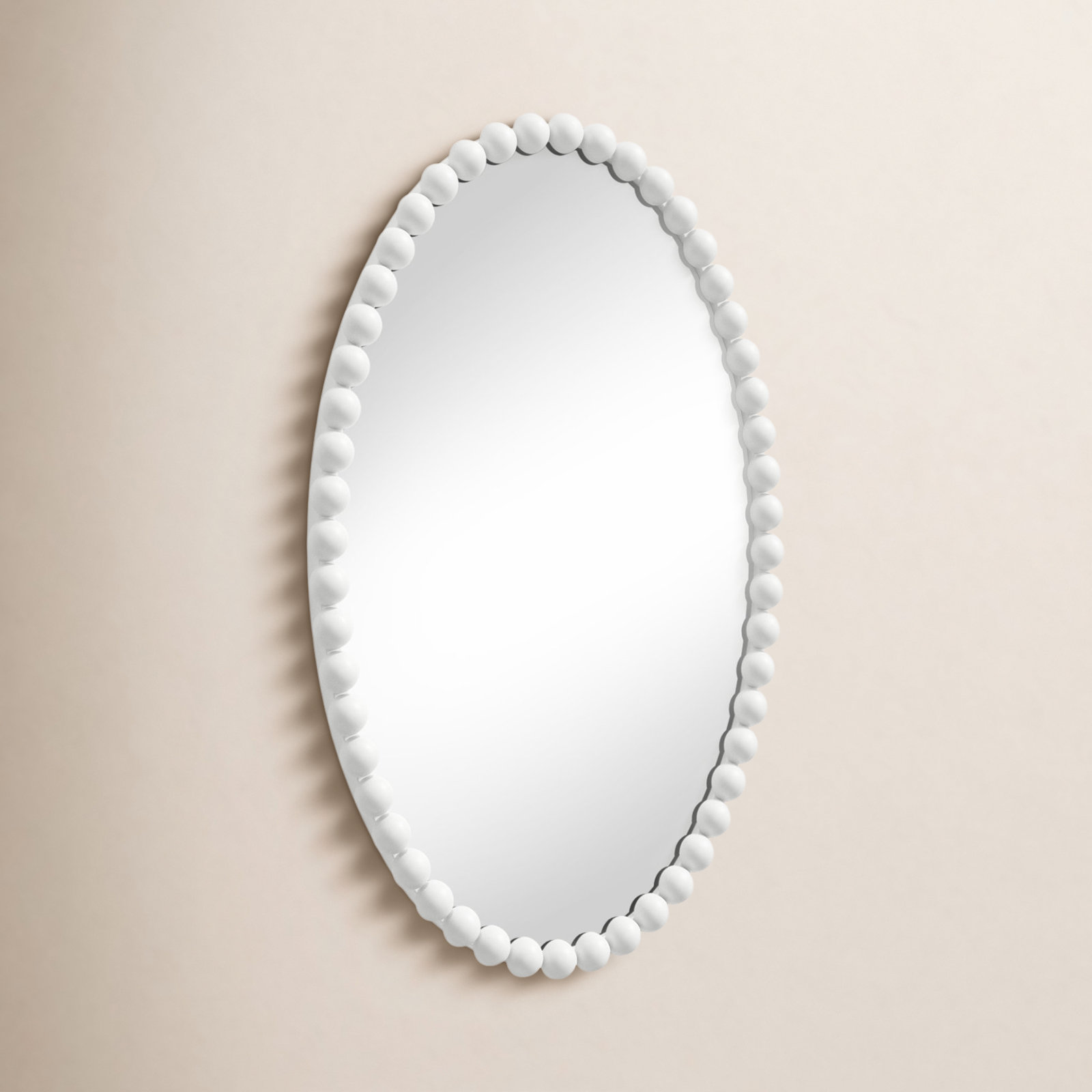 Sanne 20" Accent Mirror, White