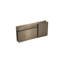 FHC CAM07BBRZ Pivot à fixation en haut et en bas Cambria avec serre en U pour verre 3/8 po - Bronze brossé