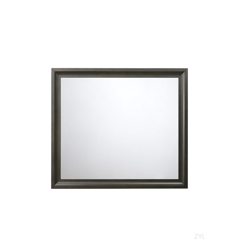 Antique Gray Finish Mirror