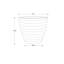 Jardinière ronde Beehive (paquet de 2)-1742281860