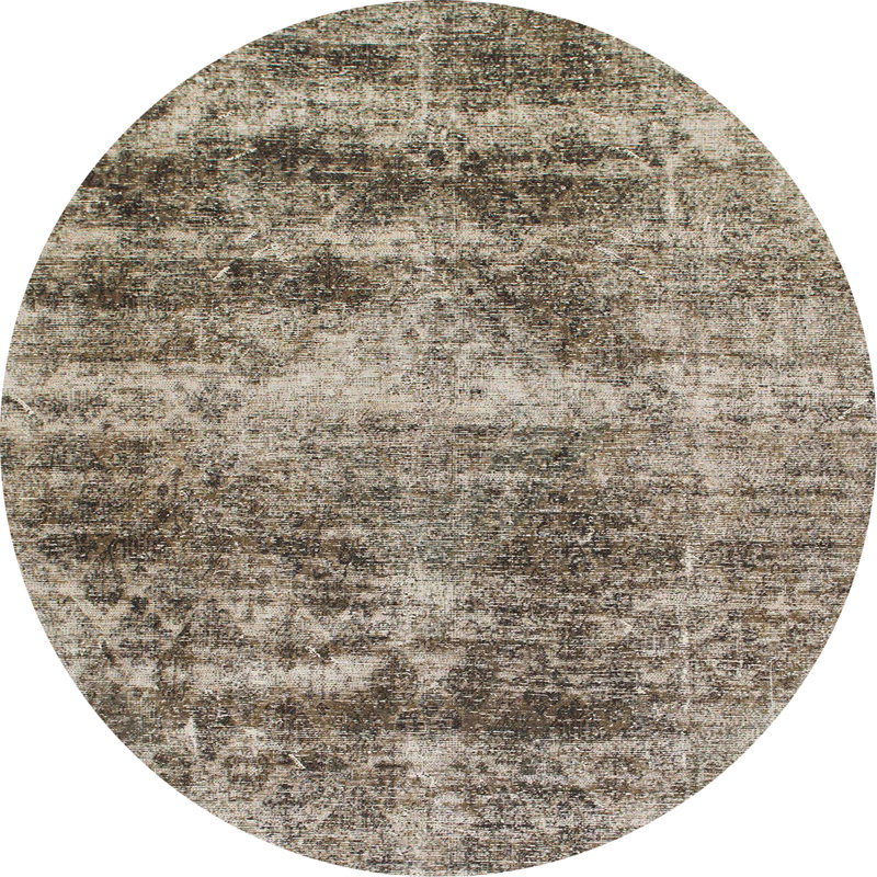 Tapis abstrait moderne 876, Rond 7 pi