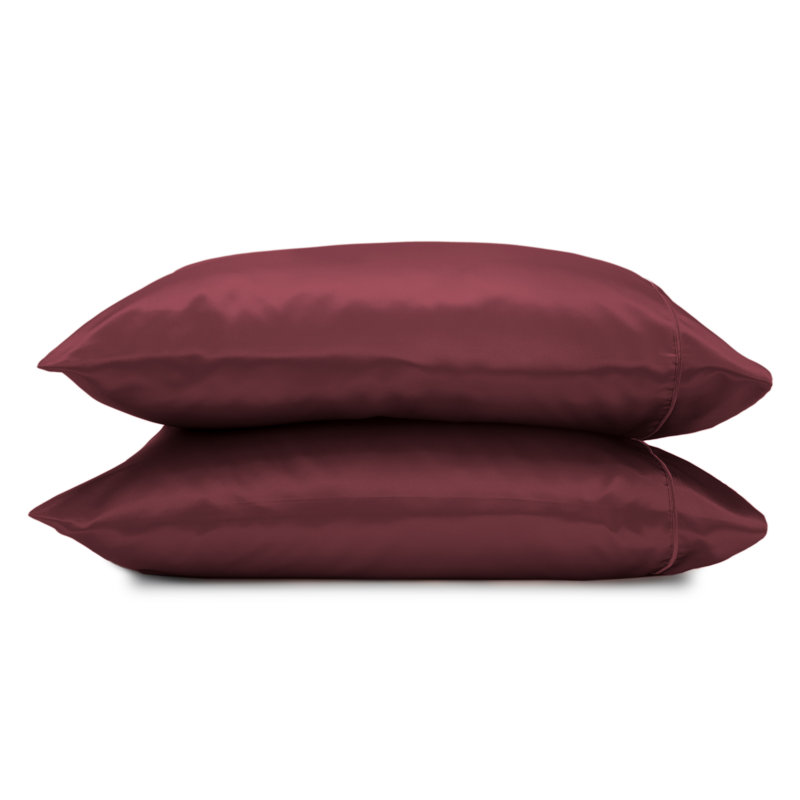 Martex Elegance Satin Silk Pillowcases Hotel Quality - Super Soft & Breathable Great For Hair And Skin, Standard Pillow Case
