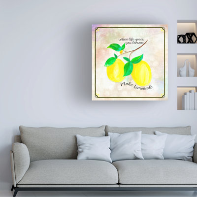 Art sur toile LightboxJournal «Country Lemon 03»