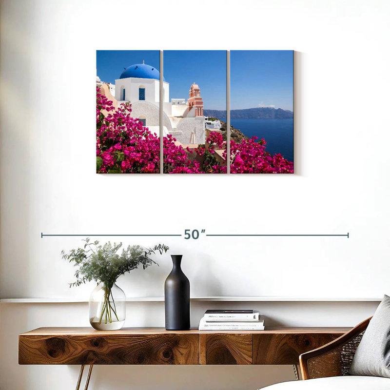 Kavia Santorini Cycladic Architecture, 20" H x 33" W