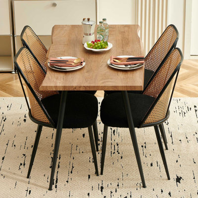 Serene Rectangular Table Set for 4