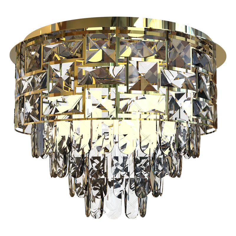 Luxuria Glass LED Flush Mount