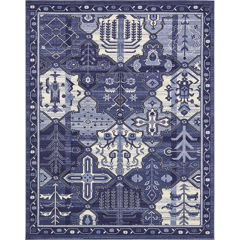 Abdurraheem Oriental Indoor Rug, Rectangle 7' x 10'