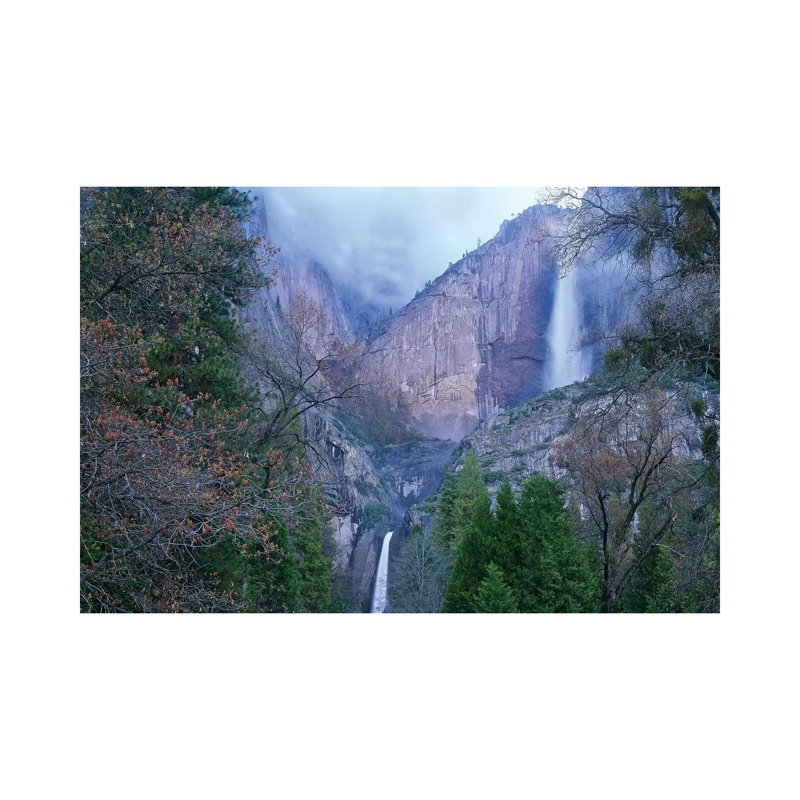 Yosemite Falls In Spring, Yosemite National Park, California by Tim Fitzharris - Wrapped Canvas Print