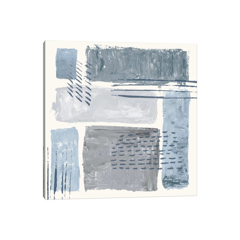 Between The Lines II by Sarah Adams - Wrapped Canvas Painting, 30.48 cm H x 30.48 cm W