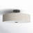 Bazilijus Linen Blend Semi Flush Mount-354253635