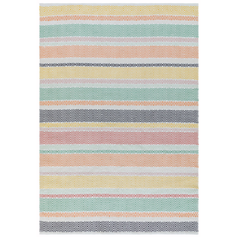 Alfresco Rectangle Striped Hand Woven Kilim Indoor / Outdoor, Rectangle 120 x 170cm