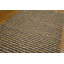 Vintage Mid Century Modern American Braided Hallway Runner Wool Brown Abstract Rug
