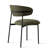 Modern 7-Piece Round Dining Set With Pedestal Base Table And Upholstered Curved Back Chairs-56016001