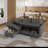 Tomario 4- Piece Upholstered L-Shaped Modular Sectional With Storage-1017590520
