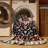 Machine Washable Persian Black Area Rug-184918552