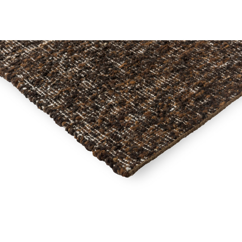 Craft Abstract Area Rug in Chocolate Cream, Rectangle 4'7" x 6'6"