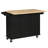Hardiman 53.75" Kitchen Island with  Locking Wheels-1154830128