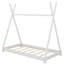 Lit plateforme simple avec structure triangulaire