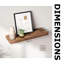 Industrial Wall Mounted Floating Shelf-1399151508