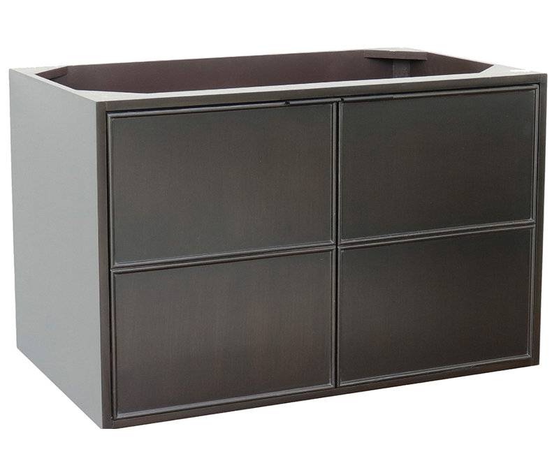 Base de meuble-lavabo mural simple 36 po Scandi