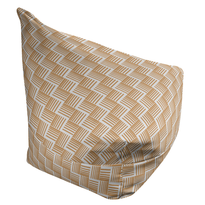 Housse de sac de pois classic basketweave rayures, Orange, H 27 po x l 30 po x P 25 po, Pas de bourre