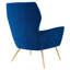 Fauteuil en velours capitonné Performance-246786305
