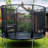 8' Backyard: Above Ground Trampoline with Safety Enclosure