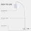 Lampe sur pied arquée 72 po Living Room