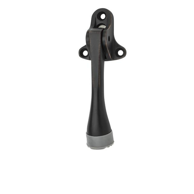 Brass Kick Stop, Venetian Bronze, 6" H x 1.5" W x 1" D
