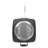 Gotham Steel 9.5" Deep Squre Nonstick Pan with Steamer Tray, Fry Basket and Glass Lid