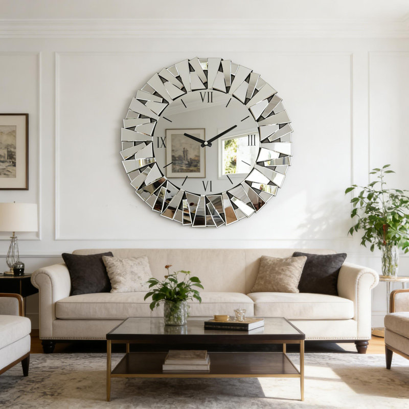 Azarian Glass Wall Clock