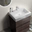 Meuble-lavabo flottant mural avec lavabo Rhett