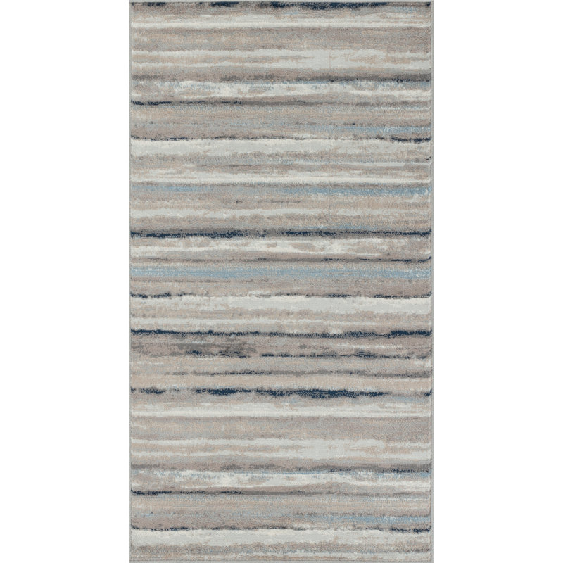Striped Area Rug, Rectangle 80 x 150cm