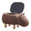 Broadbent 62cm Wide Faux Leather Novelty Solid Colour Ottoman with Storage-660404256