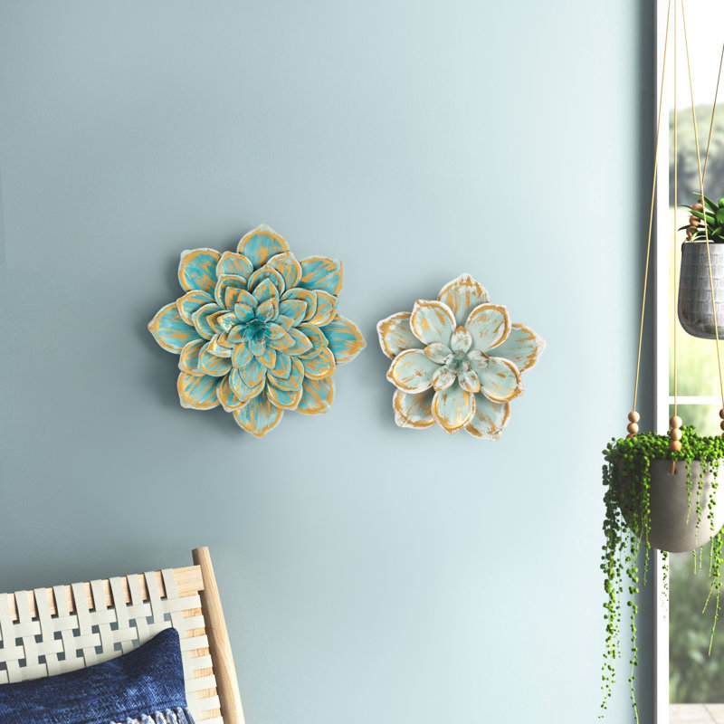 Boho Plants & Flowers Wall Decor on Metal