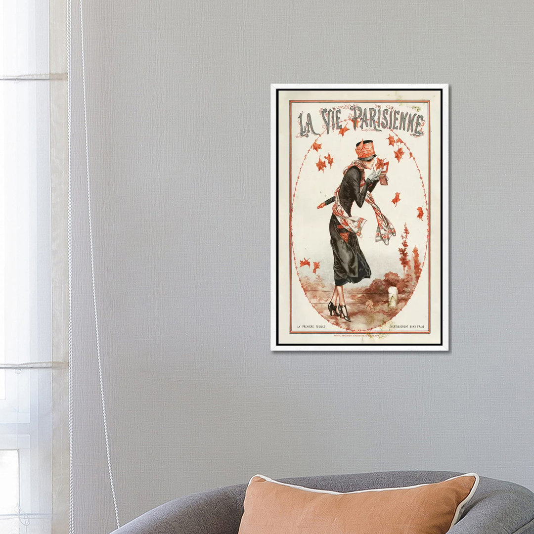 1924 La Vie Parisienne Magazine Cover von Cheri Herouard - Galerie-umwickelte Leinwand Giclée auf Leinwand