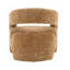 Fauteuil d'appoint de 77,2 cm de large, en tweed orange