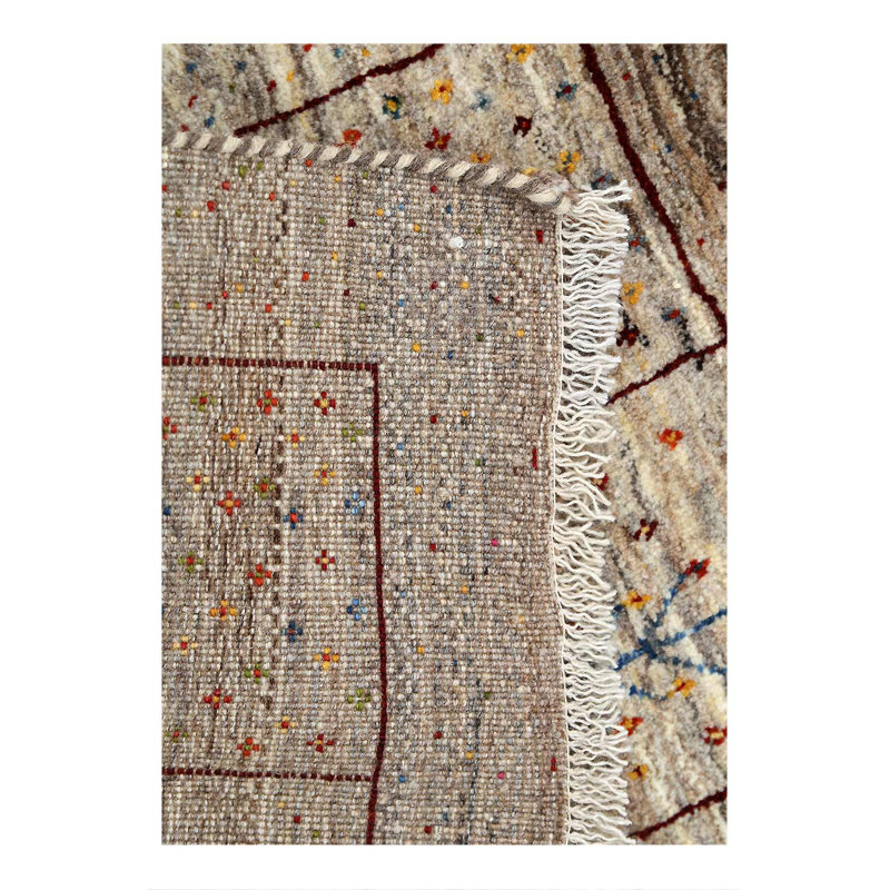 Fine Hand knotted Persian Gabbeh 2'X 3'